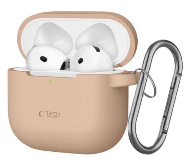 Tech-Protect Silicone Hook do Apple AirPods 4. generacji Caffe Latte - 1296604 - zdjęcie